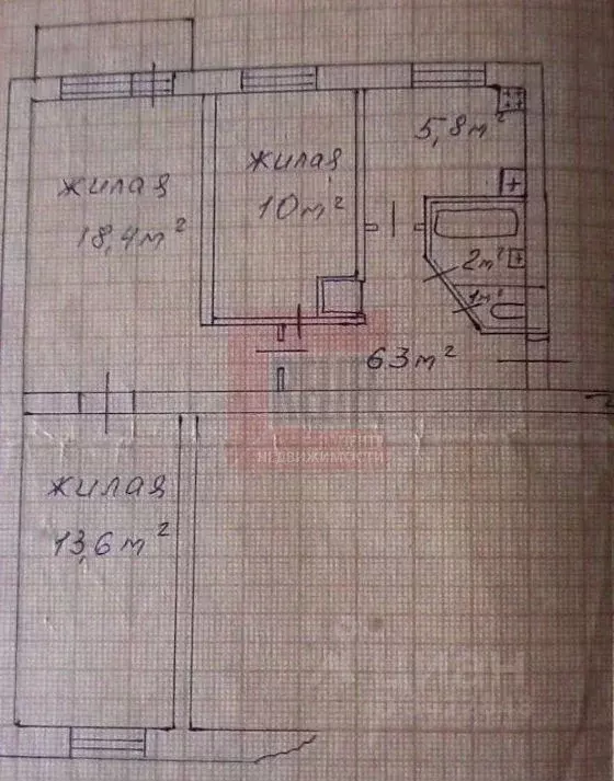 3-к кв. Калининградская область, Калининград ул. Александра Невского, ... - Фото 2