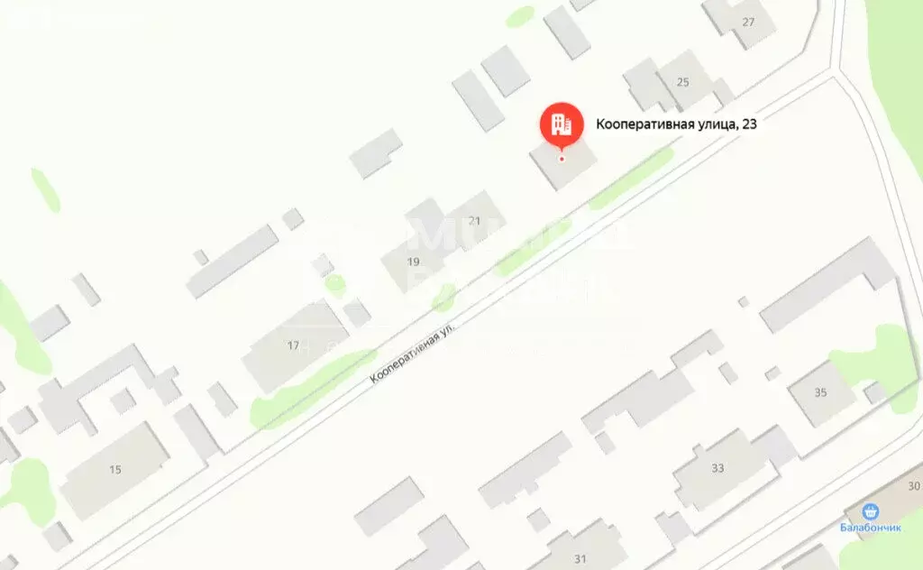 Участок в село Ульяновка, Кооперативная улица, 23 (5 м) - Фото 1