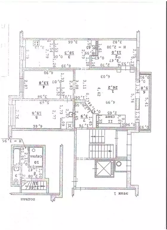 3-к кв. Свердловская область, Екатеринбург ул. Крестинского, 53 (106.3 ... - Фото 1