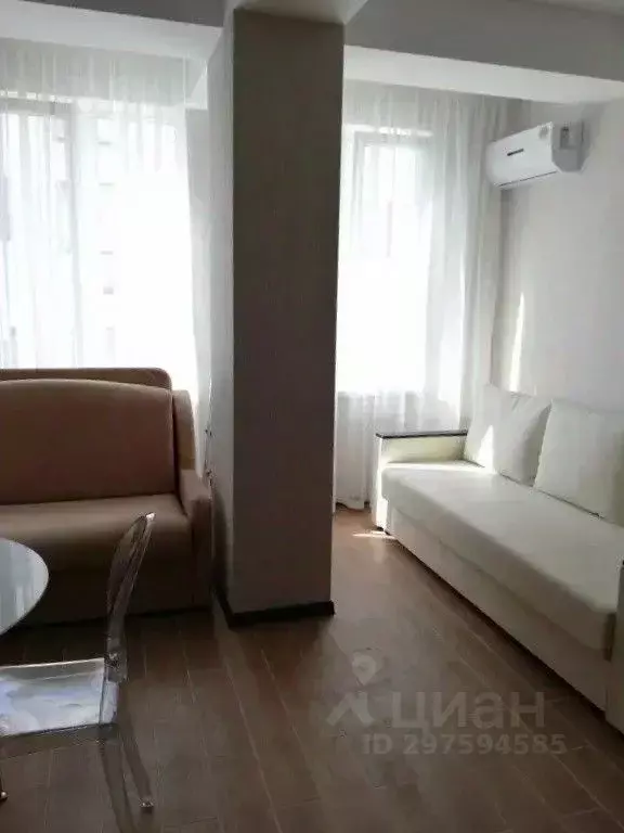 1-к кв. Краснодарский край, Сочи Мамайка мкр, ул. Волжская, 30 (21.0 ... - Фото 1