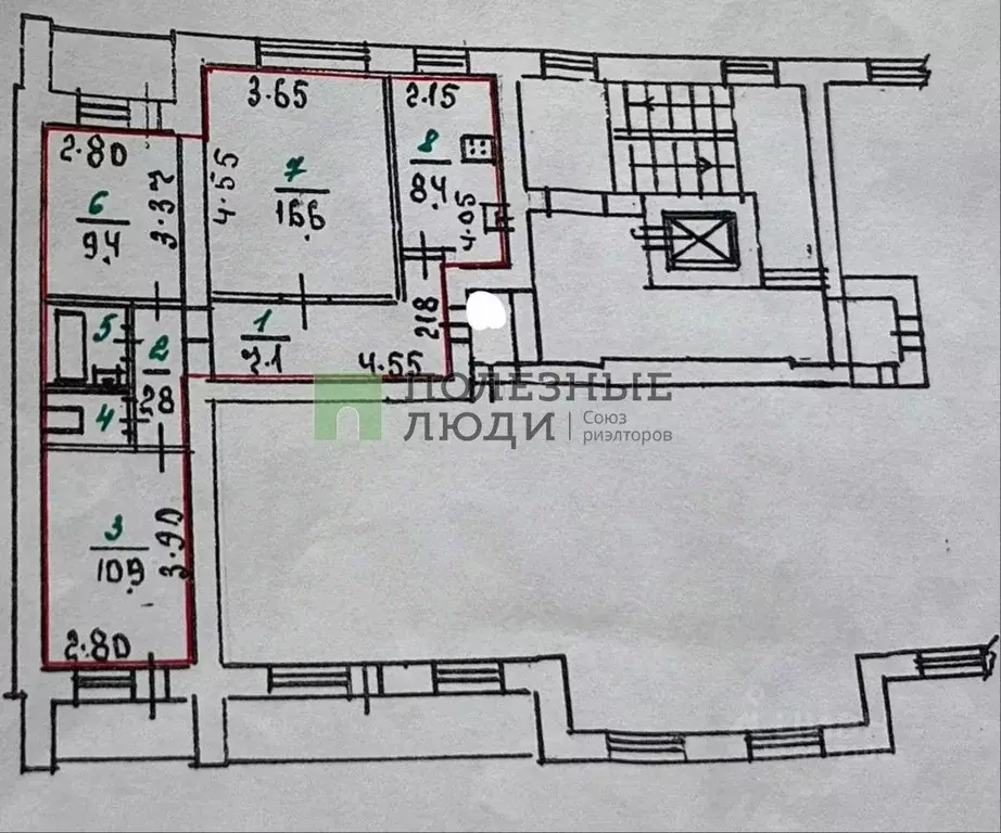 3-к кв. Орловская область, Орел проезд Связистов, 10 (66.0 м) - Фото 2