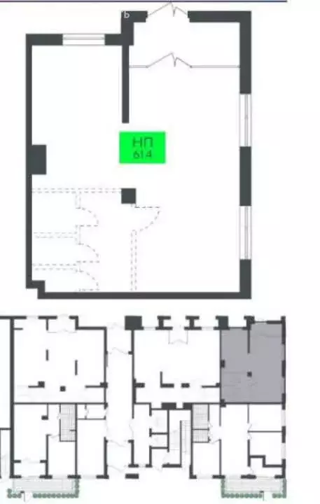 Помещение свободного назначения (61.4 м) - Фото 1