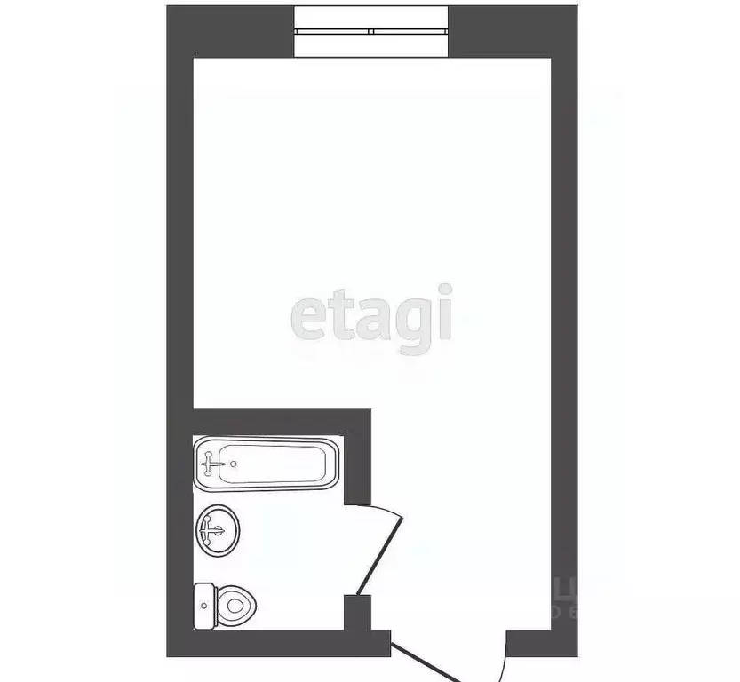 1-к кв. Кемеровская область, Юрга ул. Кирова, 27Б (20.9 м) - Фото 2