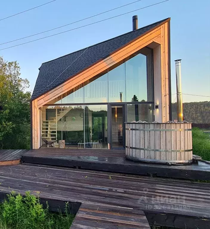 Дом в Карелия, Прионежский район, Заозерское с/пос, д. Ялгуба ул. ... - Фото 1