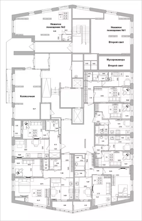 1-к кв. Белгородская область, Белгород Славянская ул. (39.18 м) - Фото 2