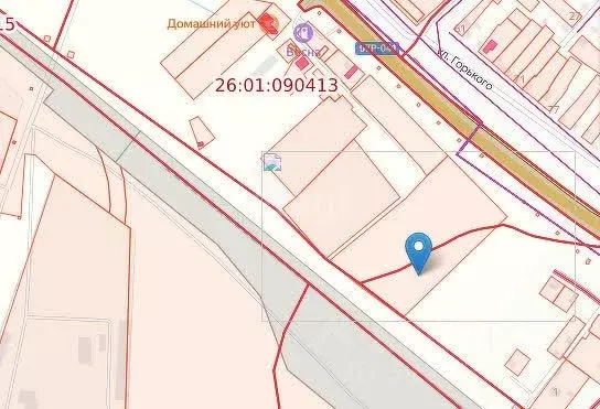 Участок в Ставропольский край, с. Красногвардейское ул. Горького ... - Фото 0