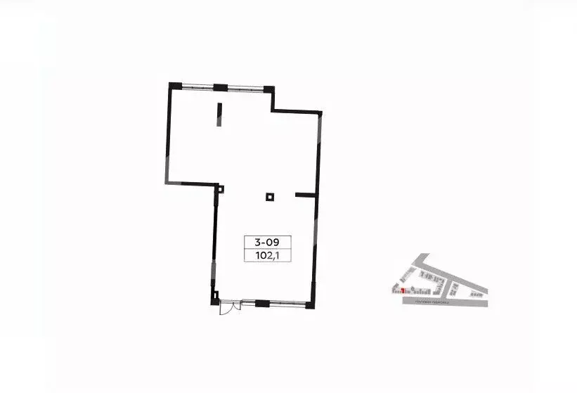 Помещение свободного назначения в Москва Родные кварталы жилой ... - Фото 2