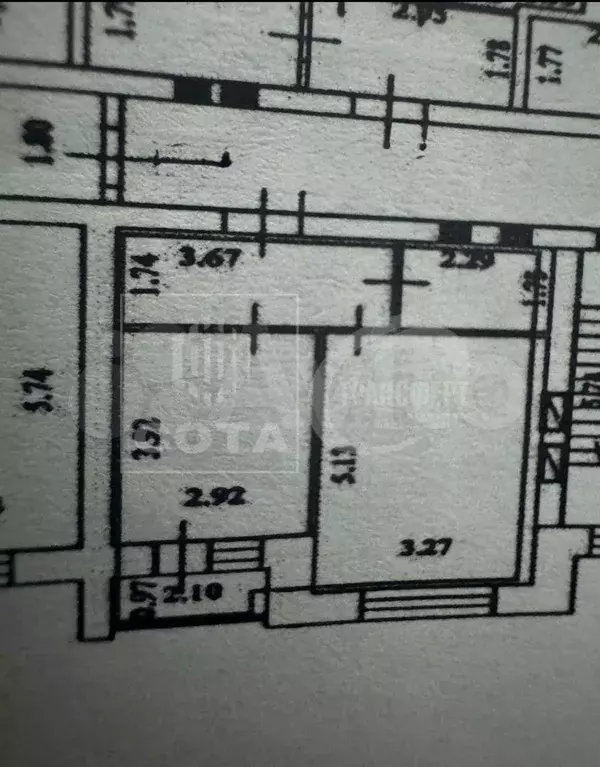 1-к. квартира, 38,5 м, 3/3 эт. - Фото 0