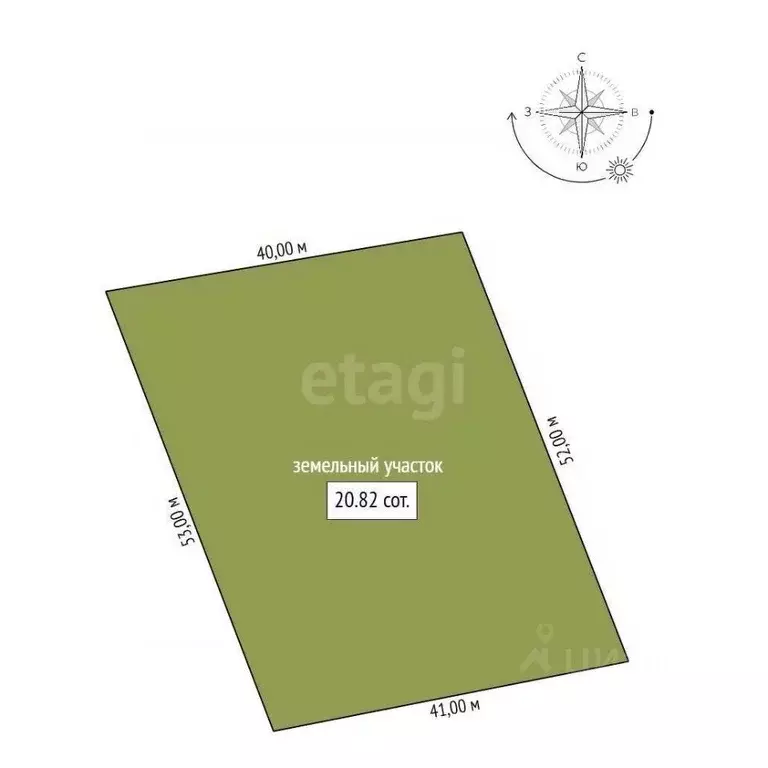 Участок в Амурская область, Благовещенский район, пос. Заречный  (20.8 ... - Фото 2