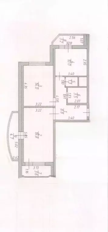 2-к кв. Москва Внуковское поселение, ул. Летчика Грицевца, 4 (60.0 м) - Фото 2