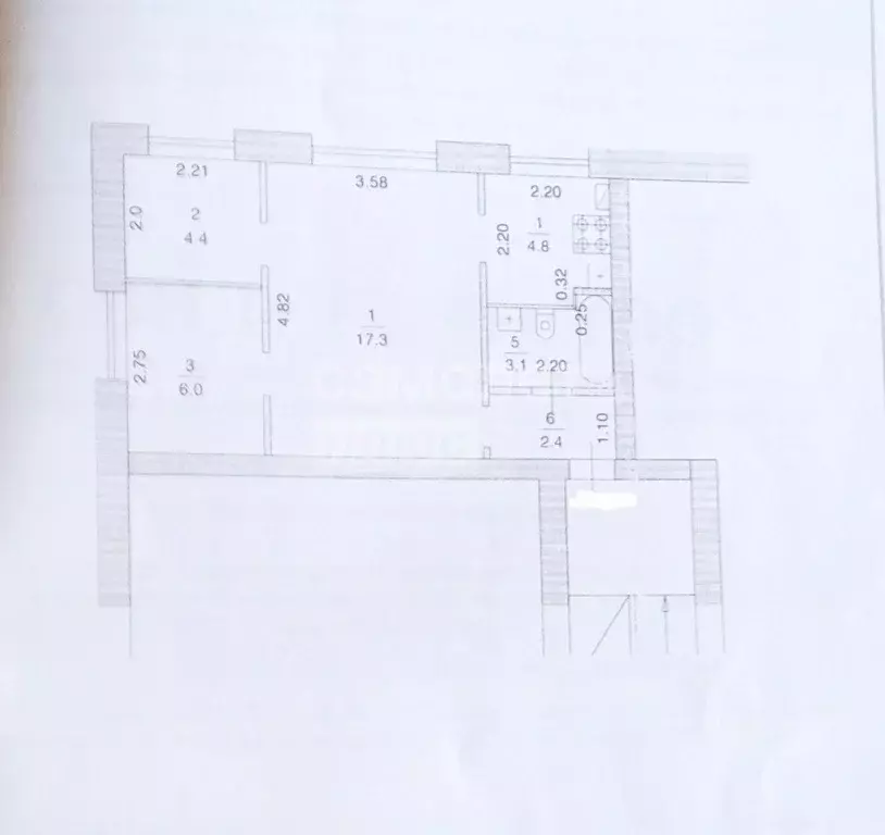 2-к кв. Нижегородская область, Нижний Новгород Сухопутная ул., 15 ... - Фото 1