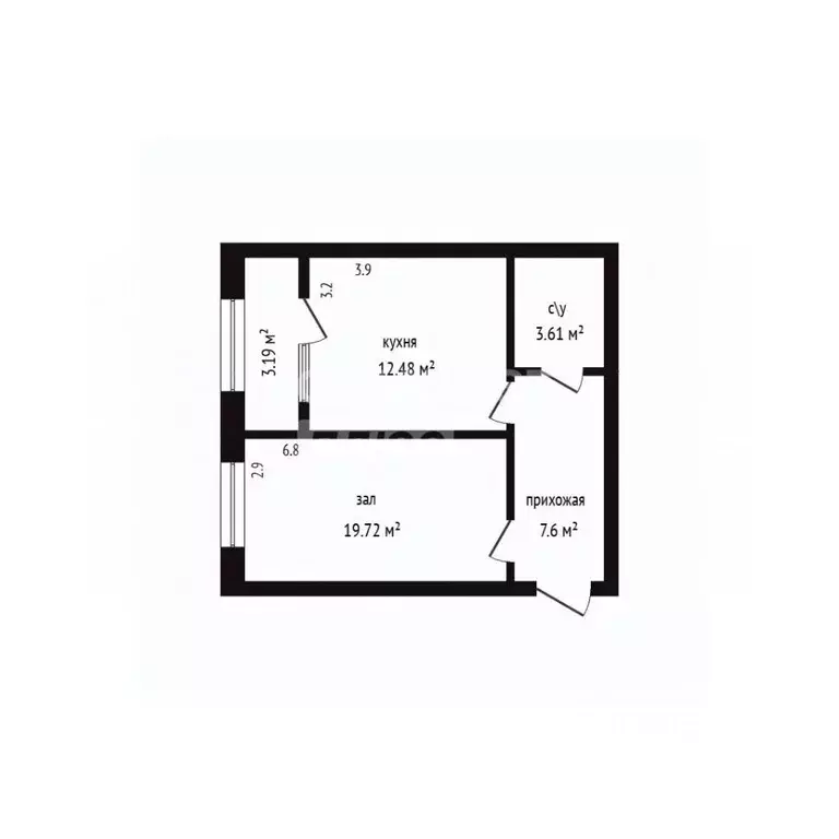 1-к кв. Дагестан, Дербент ул. Гейдара Алиева, 11Г (48.4 м) - Фото 2