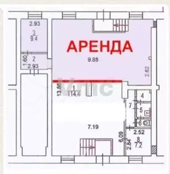 Аренда ПСН 142м2 - Фото 1