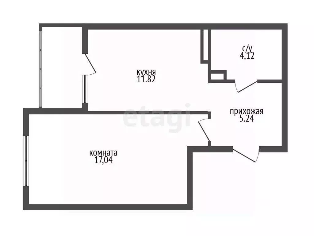 1-к кв. Краснодарский край, Краснодар ул. Григория Булгакова, 8 (39.6 ... - Фото 1