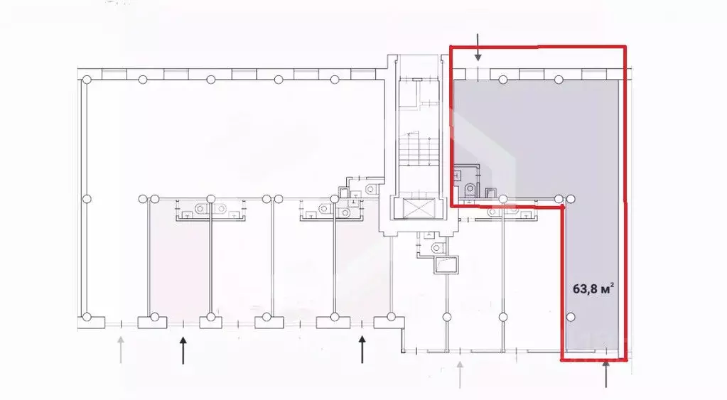 Помещение свободного назначения в Москва Планерная ул., 12К1 (64 м) - Фото 2