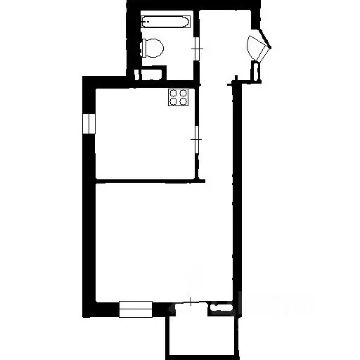 1-к кв. Санкт-Петербург ул. Салова, 61 (36.0 м) - Фото 2
