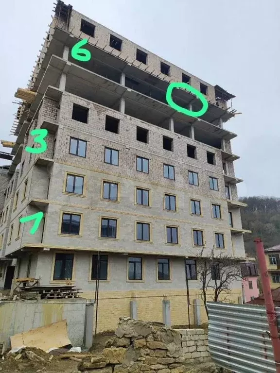 1-к. квартира, 40 м, 6/6 эт. - Фото 1