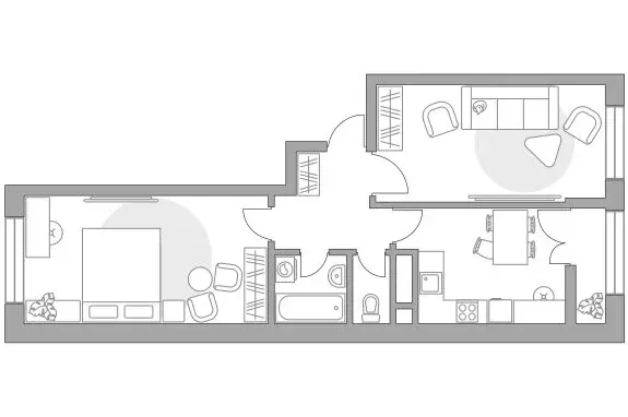 2-комнатная квартира: Балашиха, 39-й микрорайон, жилой комплекс Пехра, ... - Фото 1