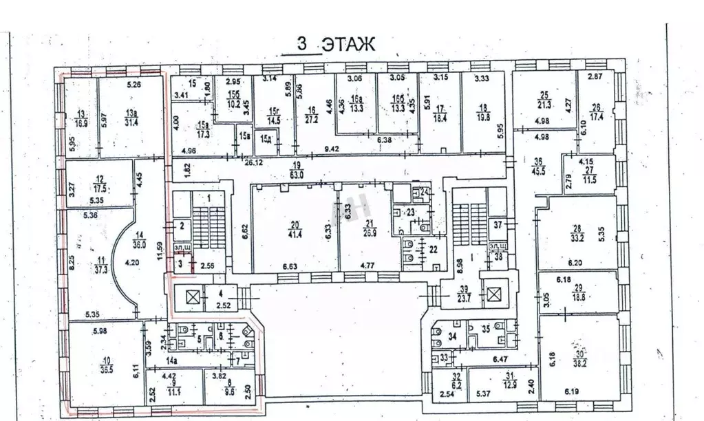 Помещение свободного назначения в Москва Тихвинский пер., 11 (223 м) - Фото 2
