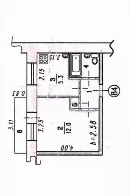 1-к. квартира, 21,6 м, 2/5 эт. - Фото 0