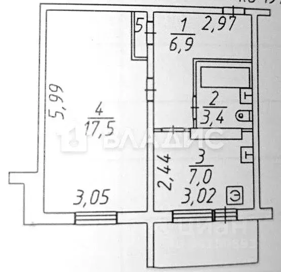 1-к кв. Карелия, Петрозаводск ул. Генерала Фролова, 14 (35.5 м) - Фото 1