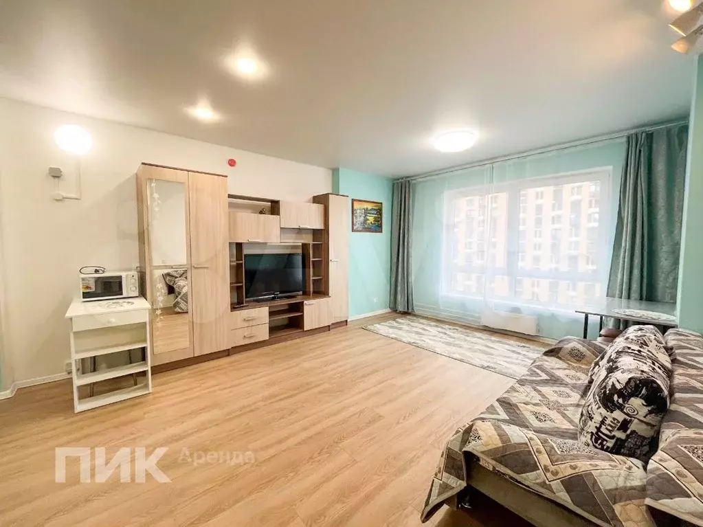 1-к. квартира, 41 м, 6/15 эт. - Фото 1