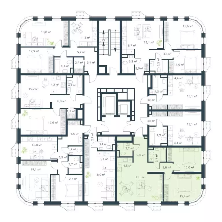 3-к кв. Приморский край, Владивосток Дом на Востоке жилой комплекс, ... - Фото 1