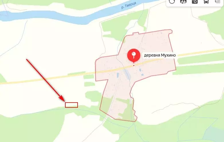Участок в Тверская область, Калининский муниципальный округ, д. Мухино ... - Фото 0