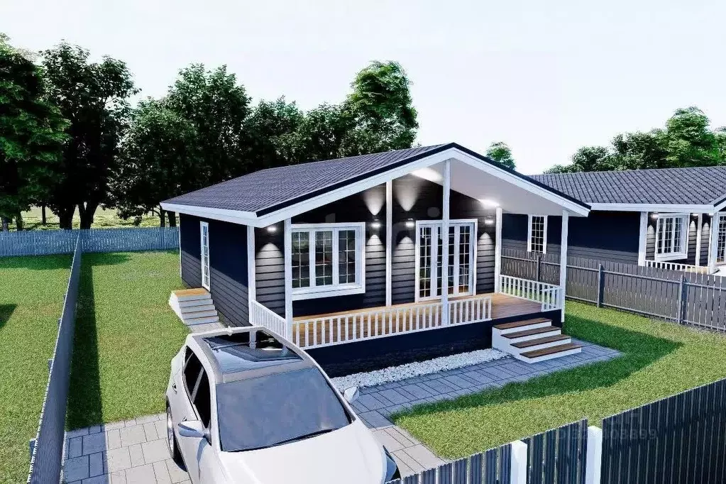 Дом в Омская область, Омский район, с. Пушкино, Русский Стиль кп ул. ... - Фото 2