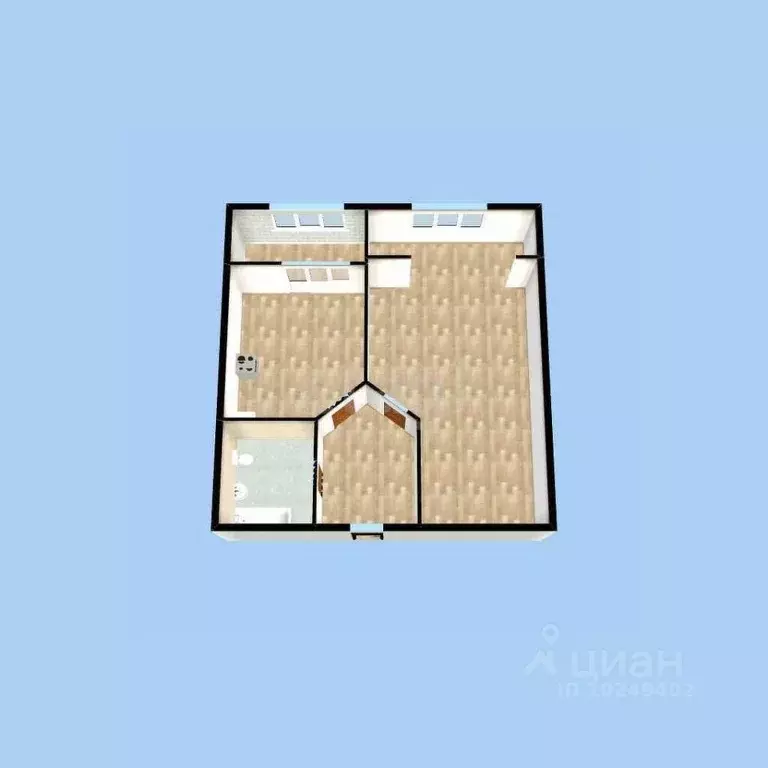 1-к кв. Башкортостан, Уфа ул. Цюрупы, 158/2 (44.0 м) - Фото 1