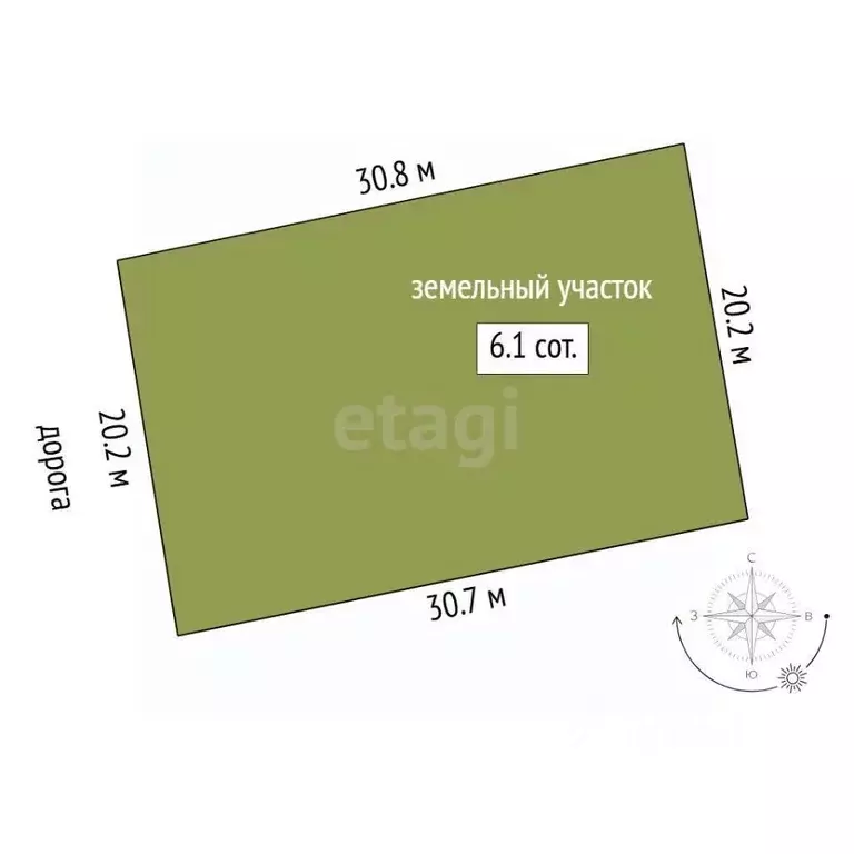 Участок в Тюменская область, Нижнетавдинский муниципальный округ, д. ... - Фото 2