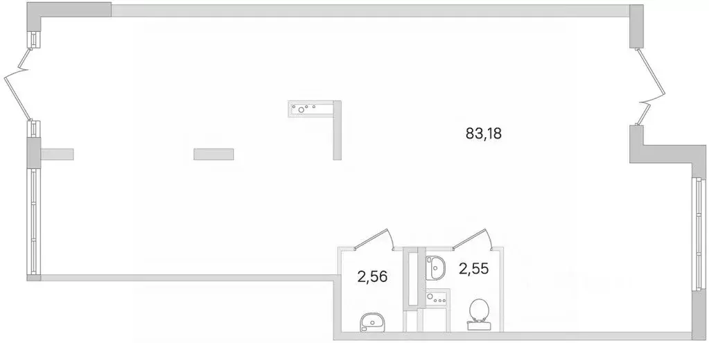 Помещение свободного назначения в Ленинградская область, Всеволожский ... - Фото 1