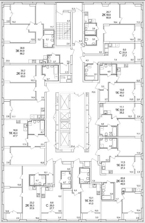 2-к кв. Нижегородская область, Нижний Новгород д. Анкудиновка, КМ ... - Фото 1