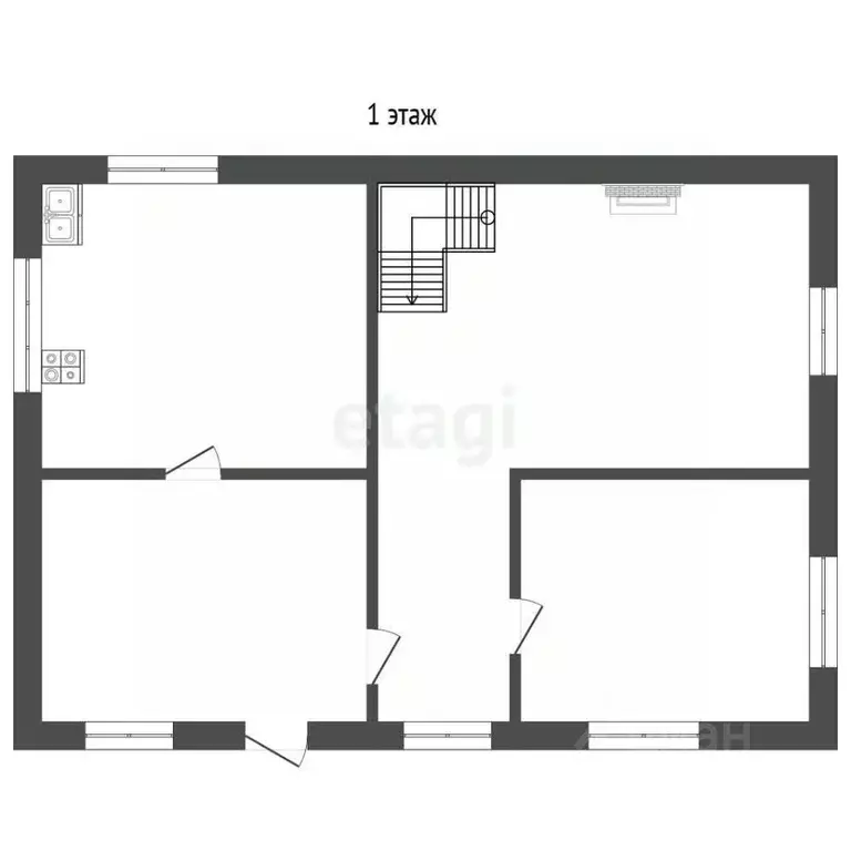 Дом в Самарская область, Самара Ракитовка СНТ, ул. 8-я, 91 (91 м) - Фото 2