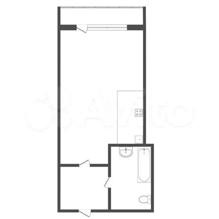 Квартира-студия, 19 м, 3/8 эт. - Фото 0