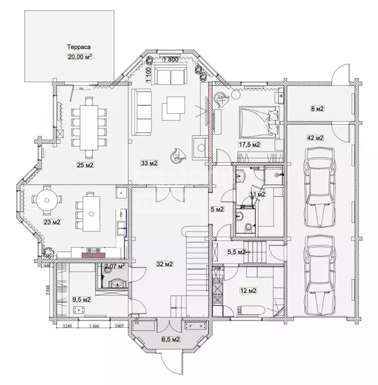 Дом в Москва д. Лужки, Солнечный город-3 мкр, 43 (397 м) - Фото 2