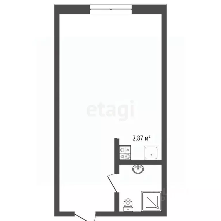 Студия Ямало-Ненецкий АО, Муравленко Школьная ул., 3 (19.6 м) - Фото 2