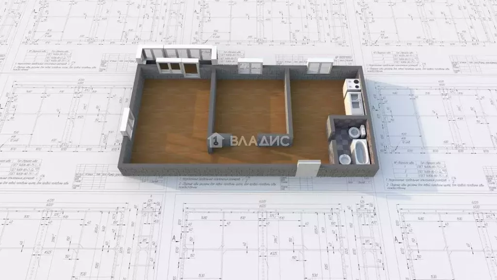 2-к кв. Иркутская область, Ангарск 34-й мкр, 56 (59.1 м) - Фото 2