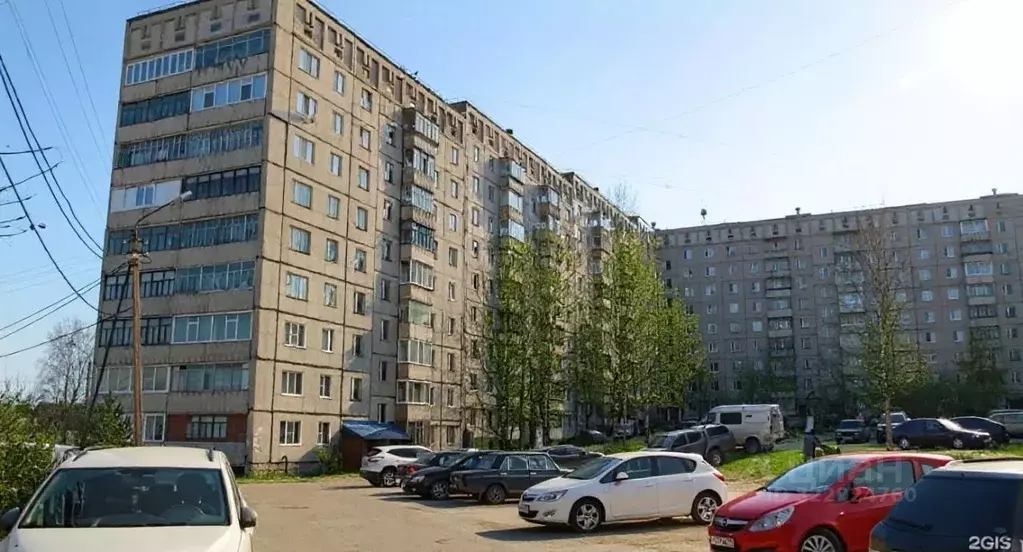 2-к кв. Коми, Сыктывкар ул. Малышева, 2 (52.2 м) - Фото 1