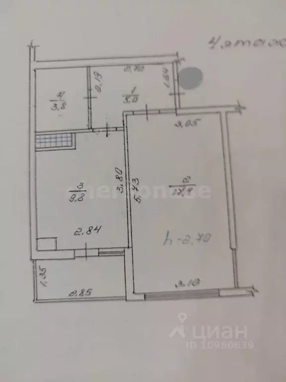 1-к кв. Севастополь ул. Челнокова, 12/6 (38.0 м) - Фото 1
