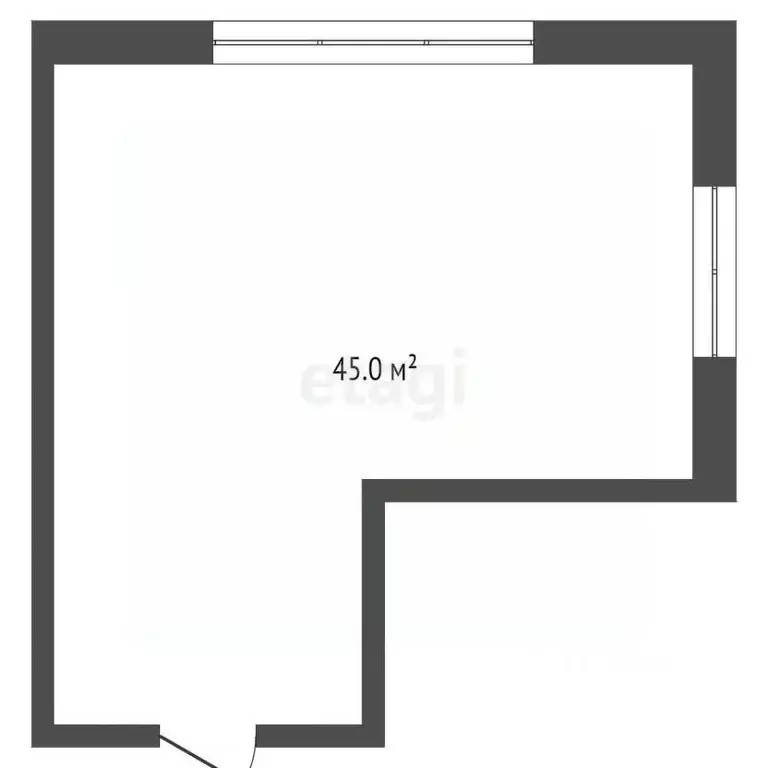 Офис в Ханты-Мансийский АО, Ханты-Мансийск ул. Карла Маркса, 17 (45 м) - Фото 1