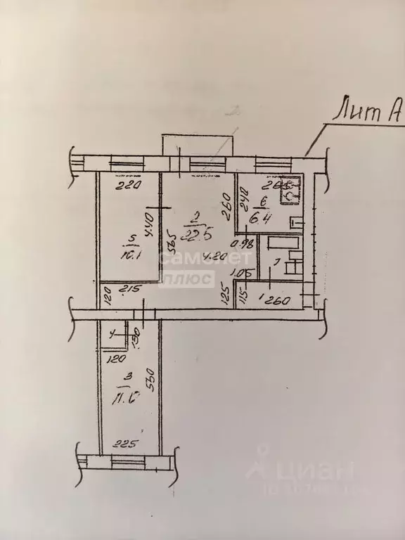 3-к кв. Липецкая область, Липецк ул. Гагарина, 74Б (57.2 м) - Фото 1