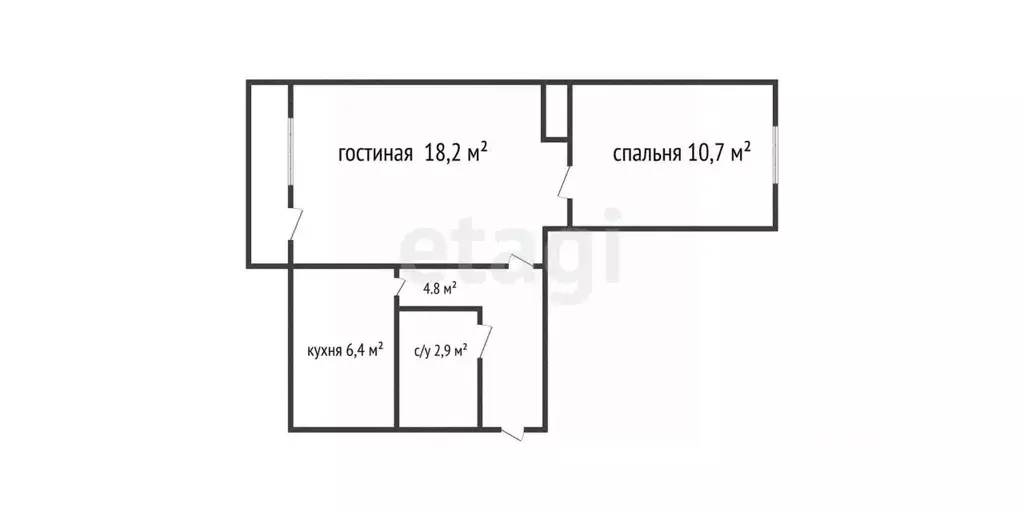 2-к кв. Краснодарский край, Новороссийск просп. Ленина, 24 (43.8 м) - Фото 1