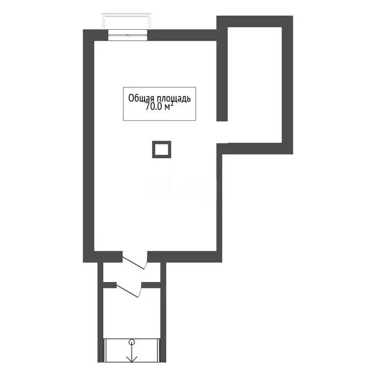 Офис (71 м) - Фото 1