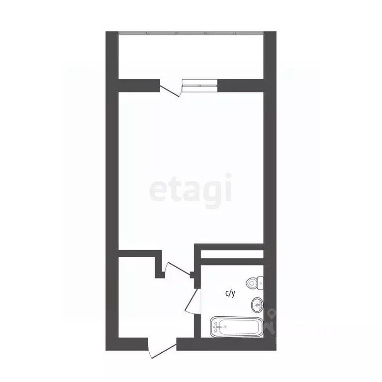 Студия Тюменская область, Тюмень Олимпийская ул., 32 (12.4 м) - Фото 1