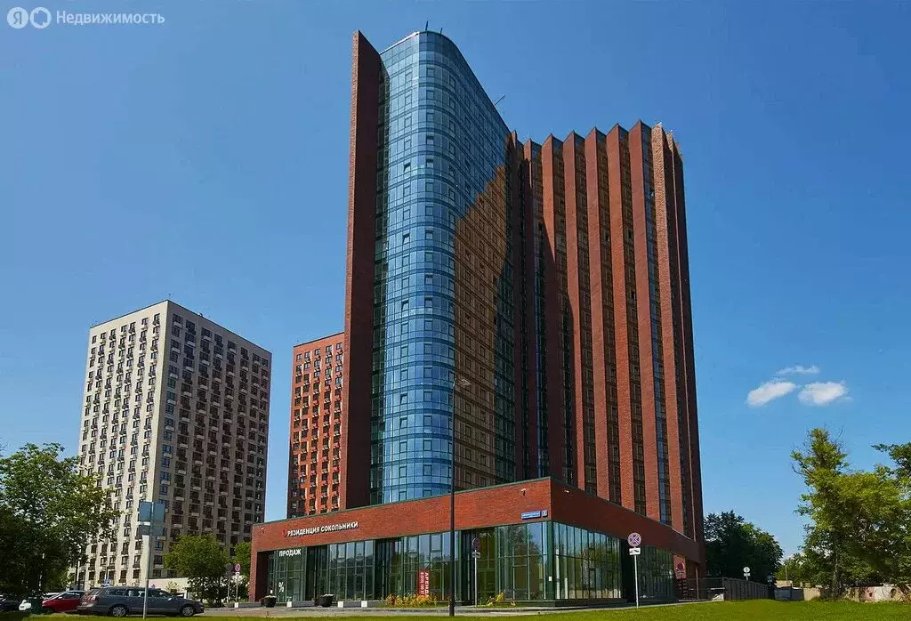 Квартира-студия: Москва, улица Сокольнический Вал, 3 (25.5 м) - Фото 0