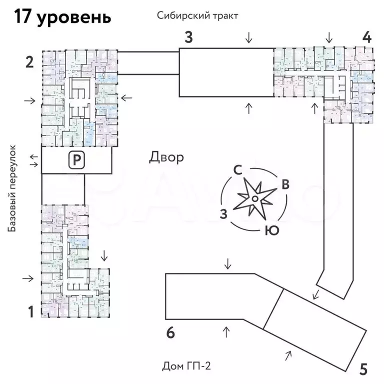 4-к. квартира, 67,5 м, 17/32 эт. - Фото 1