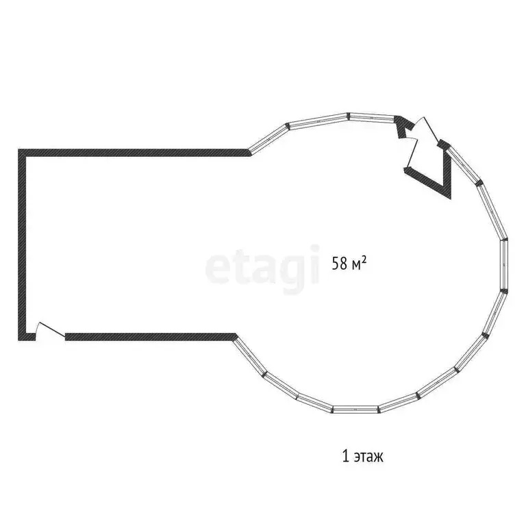 Помещение свободного назначения (58 м) - Фото 1