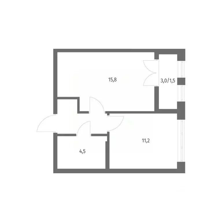 1-к кв. Ленинградская область, Ломоносовский район, Аннинское ... - Фото 1