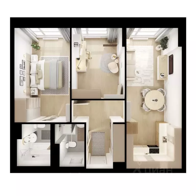 2-к кв. Московская область, Красногорск городской округ, пос. ... - Фото 2